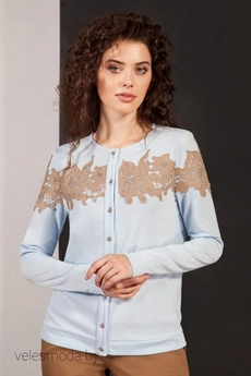 Кардиган 1961 голубой Nova Line
