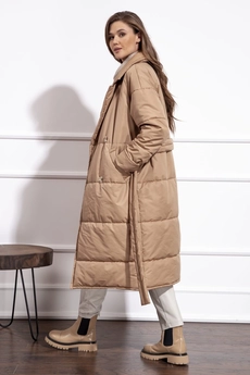 Пальто 10192 бежевый Nova Line