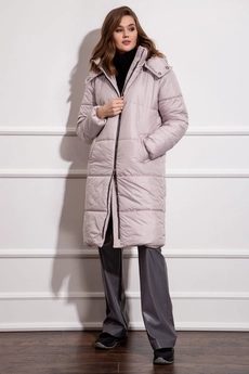 Пальто 10290 жемчужный Nova Line