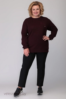 Спортивный костюм 3584-3 бордо Algranda (Новелла Шарм)