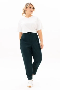 Брюки 4066-9-4 темно-зеленый Algranda (Новелла Шарм)