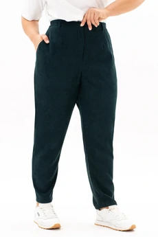 Брюки 4066-9-4 темно-зеленый Algranda (Новелла Шарм)