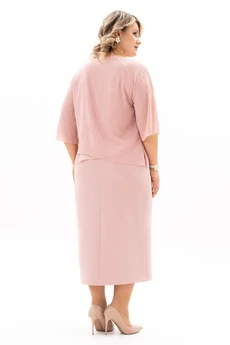 Блузка 4154-8 пудра Algranda (Новелла Шарм)