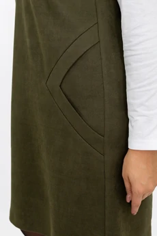 Платье-сарафан 01707 хаки Ollsy