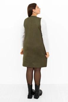 Платье-сарафан 01707 хаки Ollsy