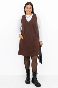 Платье-сарафан 01707 шоколад Ollsy