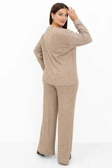 Костюм брючный 05152 бежевый Ollsy