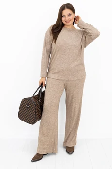 Костюм брючный 05152 бежевый Ollsy