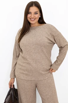 Костюм брючный 05152 бежевый Ollsy