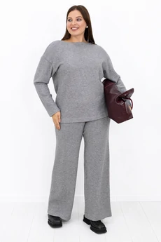 Костюм брючный 05152 серый Ollsy