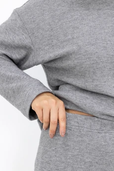 Костюм брючный 05152 серый Ollsy