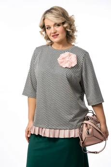 Костюм с юбкой 236 OVERYOU