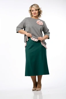 Костюм с юбкой 236 OVERYOU