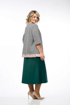 Костюм с юбкой 236 OVERYOU