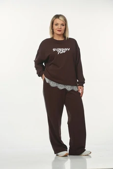 Спортивный костюм 239-1 шоколад OVERYOU