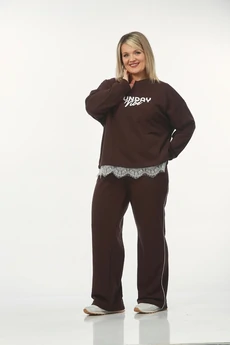 Спортивный костюм 239-1 шоколад OVERYOU