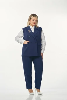 Костюм брючный 241 синий OVERYOU