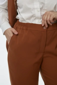 Костюм брючный 241-1 миндаль OVERYOU