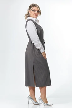 Сарафан 243 серо-оранжевый OVERYOU