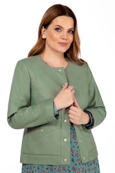 Костюм с платьем 3990 зеленый Olegran