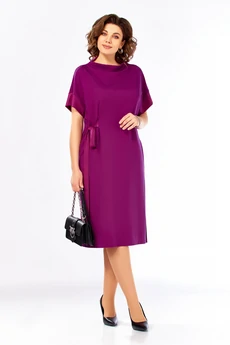 Платье 1005 фуксия Ольга Стиль