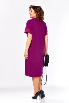 Платье 1005 фуксия Ольга Стиль