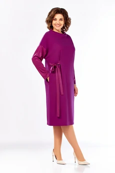 Платье 1006 фуксия Ольга Стиль