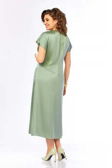 Платье 1008 шалфей Ольга Стиль
