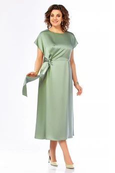 Платье 1008 шалфей Ольга Стиль