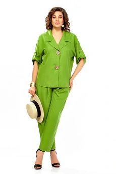 Костюм брючный 1013 яблоко Ольга Стиль