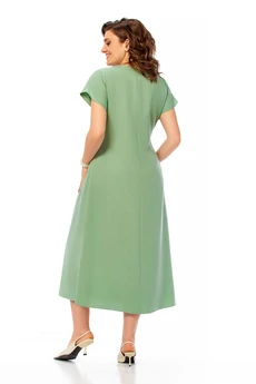 Платье 1019 полынь Ольга Стиль