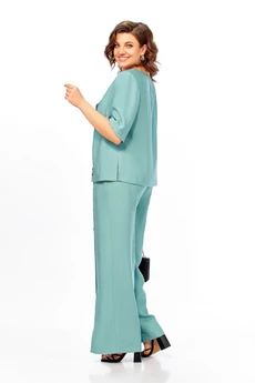 Костюм брючный 1022 ментол Ольга Стиль