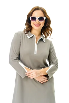 Платье 971 олива Ольга Стиль