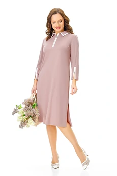 Платье 971 пудра Ольга Стиль