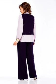 Костюм брючный 979 темно-синий Ольга Стиль