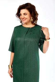 Платье 980 зеленый Ольга Стиль