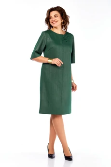 Платье 980 зеленый Ольга Стиль