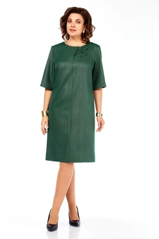 Платье 980 зеленый Ольга Стиль