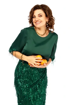 Платье 982 зеленый Ольга Стиль