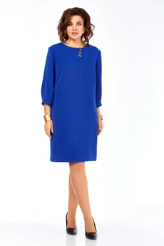 Платье 983 васильковый Ольга Стиль