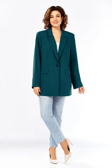 Жакет 986 морская волна Ольга Стиль