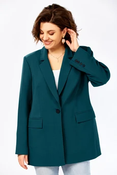 Жакет 986 морская волна Ольга Стиль