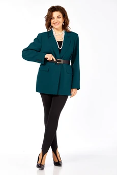 Жакет 986 морская волна Ольга Стиль