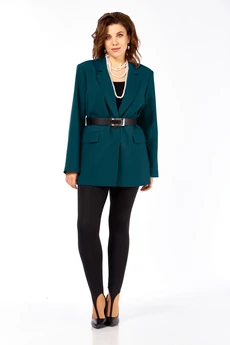 Жакет 986 морская волна Ольга Стиль