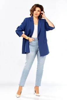 Жакет 986 синий Ольга Стиль