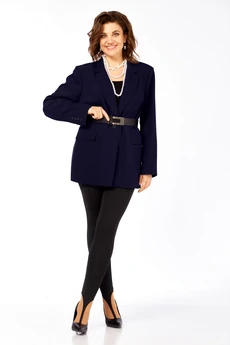 Жакет 986 темно-синий Ольга Стиль