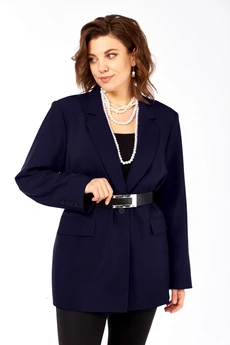 Жакет 986 темно-синий Ольга Стиль