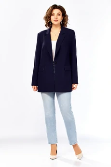 Жакет 986 темно-синий Ольга Стиль