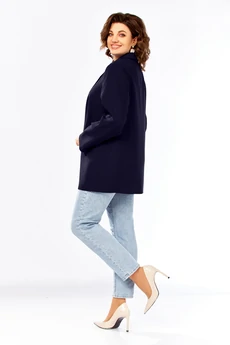 Жакет 986 темно-синий Ольга Стиль