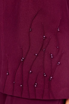 Костюм брючный 987 бургунди Ольга Стиль